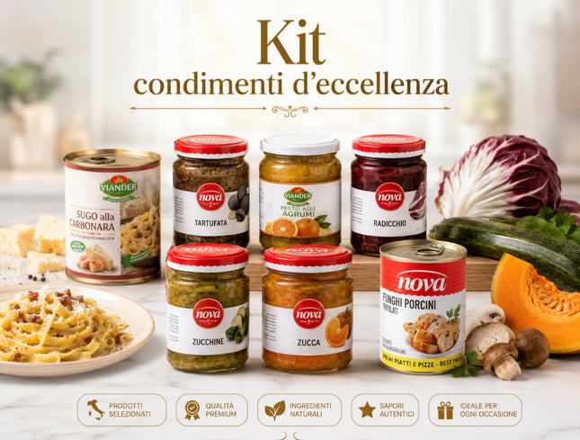 KIT CONDIMENTI D'ECCELLENZA